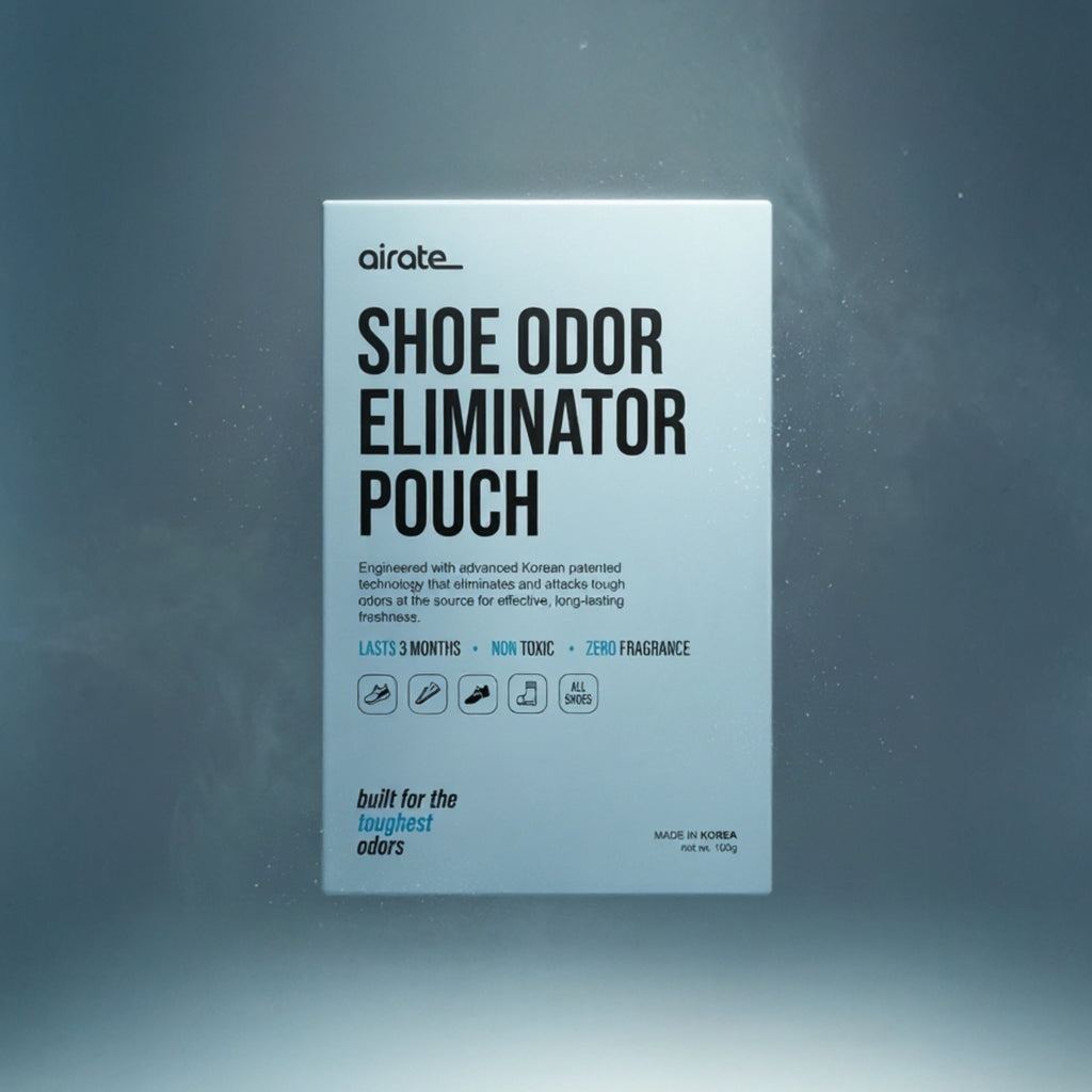 Airate Shoe Deodorizer & Odor Eliminator – Long-Lasting Odor Removing Pouches